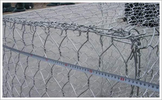 Galvanized gabion mesh
